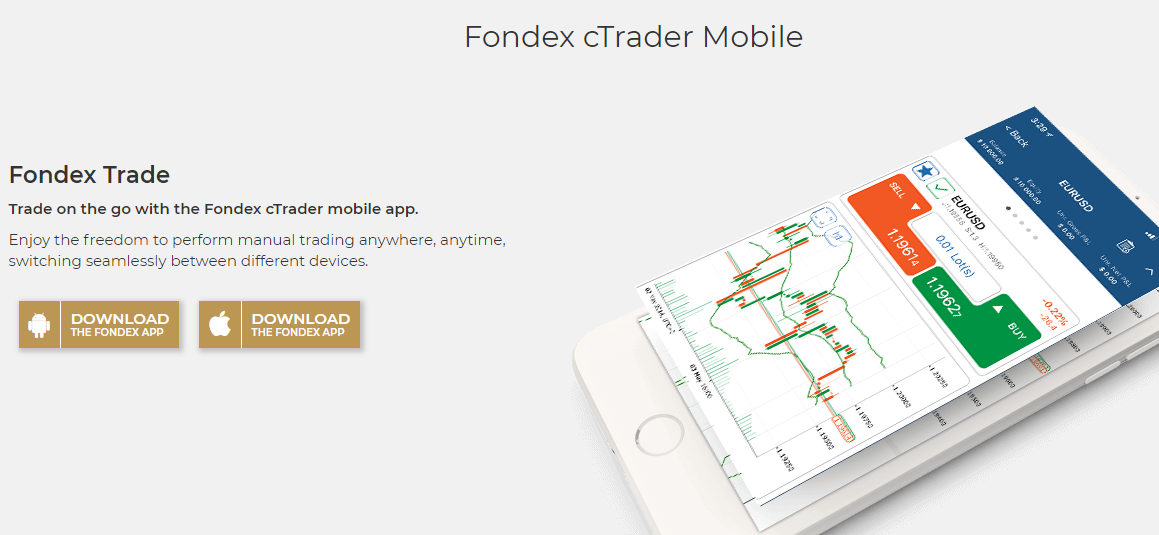 Fondex cTrader Mobile App